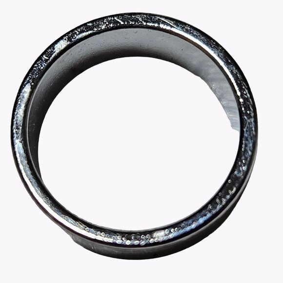 Silver Tone Tungsten Wedding Band Ring Engagement Promise Fashion Jewelry Men - Picture 2 of 4